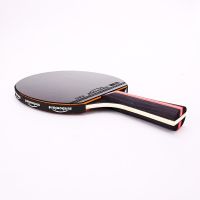 Hot Selling Professional Tennis Table Racket Short Long Handle Carbon Blade Ruer With Double  Pimples In Ping Pong Rackets With Case