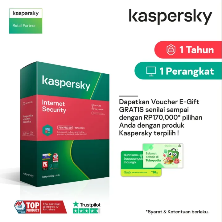 Antivirus Kaspersky Internet Security 1 Pc/User 1 Tahun ...
