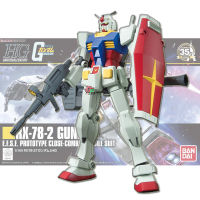 Original Bandai dam HG HGUC 191 1144 RX-78-2 Number One Player Freshman pla Assembly Action Figureals ตุ๊กตา Amuro