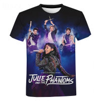 Julie และ The Phantom 3D พิมพ์เสื้อยืดผู้หญิงผู้ชายแฟชั่นลำลองชายแขนสั้นเสื้อยืด hip hop เสื้อ Harajuku streetwear COOL TEE