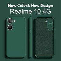 Liquid Silicone Phone Case For Realme 10 4G Real me 10 4G Pro 5G Plus Realme9 6.43 inch NEW Color Square Full Protection Cover Electrical Safety