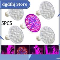 Dgdfhj Shop 5pcs 200 LED Indoor Plant Grow Light phyto Lamp Bulbs UV IR Full spectrum phytolamp Growing growbox tent for Flower Greenhouse