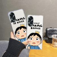 เคส OPPO A58 NFC Reno8 Pro 8 Z A17 A17k 4G 5G สำหรับ เคสโทรศัพท์ ดีลสุดฮอตดีไซน์ใหม่การสร้างสรรค์น้อยน่ารัก Prince Poji ซิลิโคนใส Cellphopne นิ่ม Case 2023