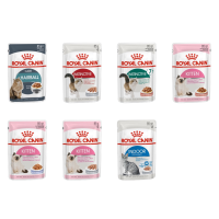 Royal Canin อาหารแมวเปียก ทุกสูตร ยกกล่อง 12 ซอง