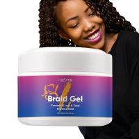 【CW】 Braid Styling Gel 250ml Extra Hold Loc Twist Hair For Braiders Control Edge amp; Frizz