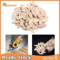 Loviver 100Pcs Wood Joining Biscuits Handcraft Beech Wood Chips Woodworking Projects