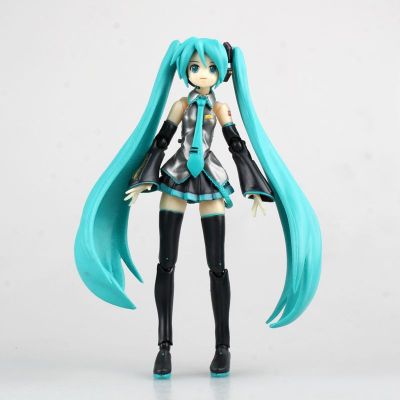 Hatsune ตุ๊กตาโมเดลตุ๊กตาขยับได้,ตุ๊กตาของเล่นของขวัญวันเกิดเด็กหญิงอะนิเมะ Miku น่ารัก