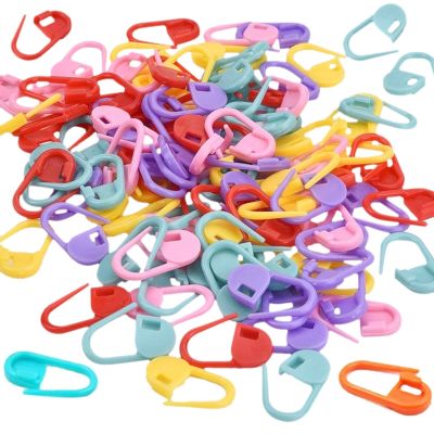 400 Pieces Crochet Locking Markers, Knitting Counter Needle Clips, Mixed Color