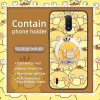 Waterproof Cover Phone Case For Nokia C2 Tava TPU glisten phone stand holder Soft Case Shockproof armor case cartoon