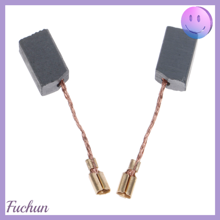fuchun-ชุดแปรงคาร์บอนมอเตอร์ทองแดงแกรไฟต์10ชิ้นสำหรับ100มม-ที่เจียรมุม6-8-14มม