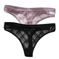 Transparent Transparent Women Panties Sexy Women 39;s Transparent Underwear - 2pcs/set