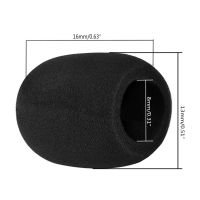 、‘】【【 5X Round Ball Lavalier Microphone Foam Windscreen Sponge Windshields 6Mm Opening Fast And Free Shipping