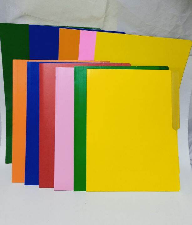 COLORED FOLDER FOR FILES AND DUCUMENTS BINDERS LONG AND SHORT 25PCS PER ...