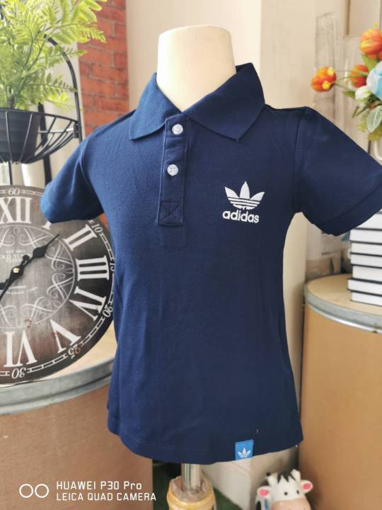 เสื้อโปโล-คอปก-สีกรมท่า-size-2-10y