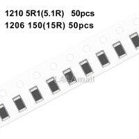 50pcs 1210 5R1 5.1R + 50pcs 1206 150 15R SMD Resistor 5% Chip Resistor