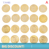 ?【Lowest price】TANG 20ชิ้นเหรียญทองโจรสลัดฮาโลวีนพลาสติกปลอมทองตกแต่งคริสต์มาสฮาโลวีนสำหรับเด็กบ้านอุปกรณ์เกมของขวัญ