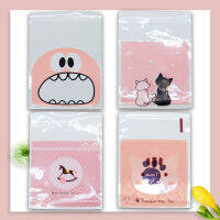 【CW】50100PCS พลาสติก Candy &amp; Cookie Self-Sealing Bag การ์ตูนบิสกิตขนมขบเคี้ยวเบเกอรี่กระเป๋าสำหรับวันเกิดงานแต่งงาน Baby Shower Decor