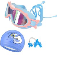 Big Frame Professional HD Anti-Fog Kids Swim goggles Anti-UV Silicone Swimming Glasses for Children Boys Girls Pool Eyewesr Goggles