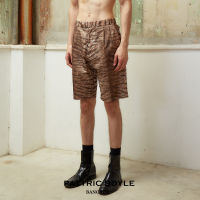 PATTRICBOYLE / ETT / TIGER PRINT BERMUDA SHORTS กางเกงขาสั้น ลายพิมพ์ เสือ มีที่ปรับเอวด้านข้างเอว / ETT05202PR 05