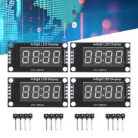 บอร์ดจอแสดงผลแอลอีดีชิปไดรฟ์ TM1637 5V โมดูลจอแสดงดิจิตอลสำหรับอุปกรณ์