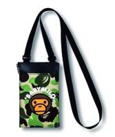 กระเป๋าโทรศัพท์มือถือพกพาสะดวกน่ารักลิงลายพรางสำหรับผู้ชายและสะพายไหล่สำหรับผู้หญิงกระเป๋าหิ้ว