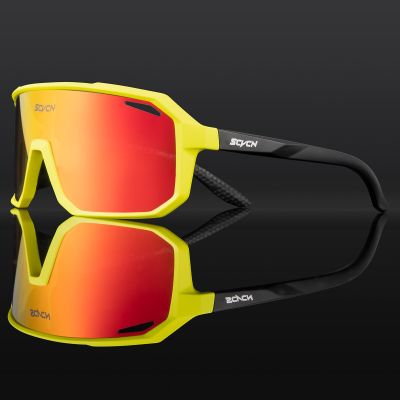 แว่นตากันแดดปั่นจักรยาน2023 SCVCN แว่นตา UV400สำหรับผู้ชายแว่นตาปั่นจักรยานแว่นตากีฬา MTB กลางแจ้งจักรยานผู้หญิงแว่นตาตกปลา