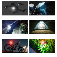 รถ Strobe Light Control 7สี USB LED Anti-Collision Bike Tail รุ่นเครื่องบิน Night Flying สัญญาณกระพริบไฟเตือน