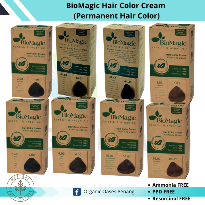 BioMagic Hair Color Cream (With Certified Organic Ingredients, NO
