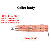 TIG WP17 WP26อาร์กอนเชื่อมไฟฉายสิ้นเปลืองทังสเตนอิเล็กด C Ollet ร่างกาย SR17 SR18 WP18 10N32 C Ollet ผู้ถือ