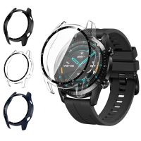 Tempered Glass Case For Huawei Watch GT2 46mm Cover Full Coverage Bumper Screen Protector For Huawei Watch GT 2 46mm Shell