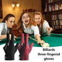 Pool Table Gloves Cue Shooters Gloves Billiard Pool Gloves Breathable Splicing Process Universal Size Left/Right Hand for Cue Shooters Snooker sweet