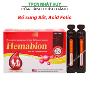 Siro bổ máu dạng ống HEMABION bổ sung sắt