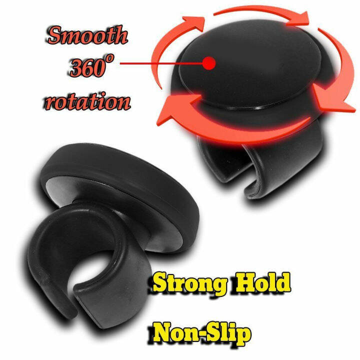 car-truck-steering-wheel-silicone-booster-handle-spinner-knob-ball-black-driving-turning-helper-for-rv-camper-trucks-lorry