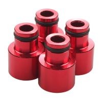 4PCS Fuel Injector Adapters Hat Fuel Nozzle Spacers Extenders Car Accessories for B16 B18 D16Z D16Y