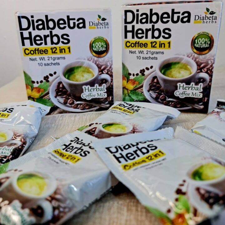 Diabeta Herbs Coffee 12 in 1 10 sachets Lazada PH