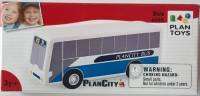 PlanToys ของเล่นไม้ Bus (White)