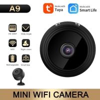 Tuya A9 Mini Camera 1080P IP Camera No Night Vision Wifi Cam Wireless Surveillance Camcorders Video Recorder Security Protection