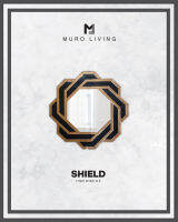 Muro Living กระจกตกแต่งดีไซน์ รุ่น SHIELD