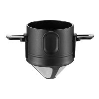 Nordic coffee filter hand-flushed cup delicate encryption funnel tool folding filter-free filter stand bubble Coffee Tools