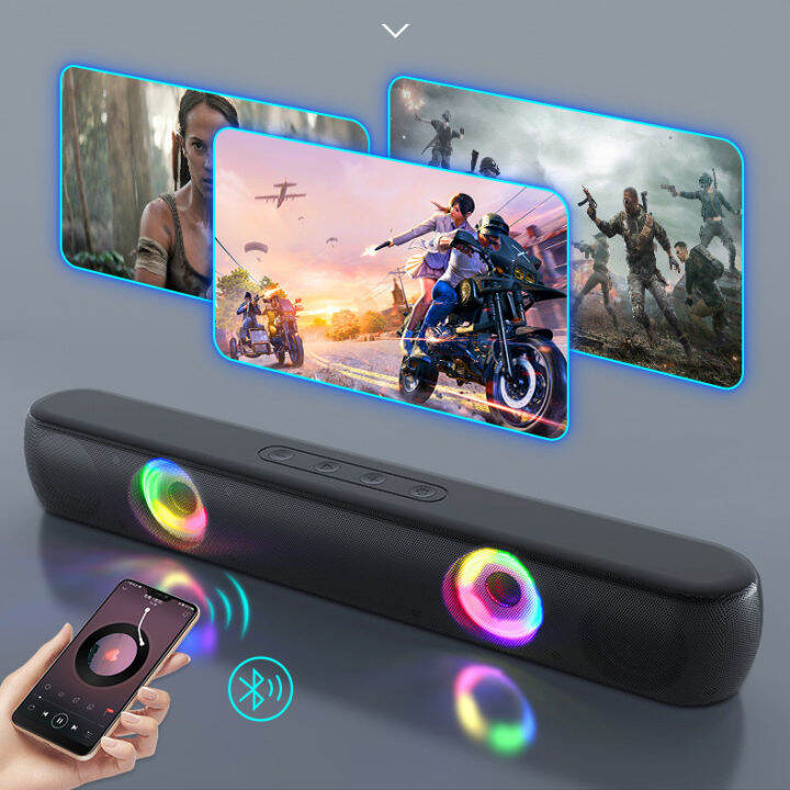 3D Surround Subwoofer Wireless Bluetooth Soundbar Speaker Portable Long