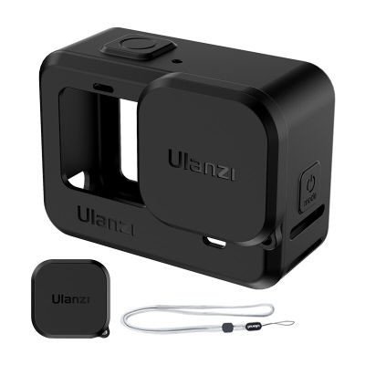Ulanzi G9-1 Silicon Case+Lens Cover for GoPro Hero 11 10 9 Black Protective Housing with Hand Strap