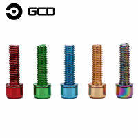 GCD 6pcs BICYCLE Stem screw M5x18mm ชุดหูฟัง Bolt พร้อมเครื่องซักผ้า Handlebar Bolt