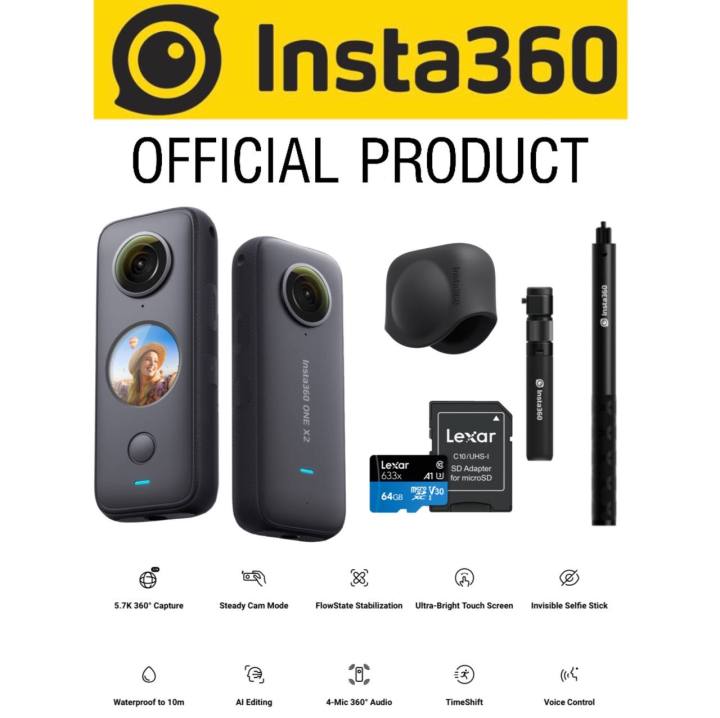 Insta360 One x2 Action Camera Creator Kit (Official Product)(1