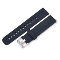 ☸✁ Silicone Soft Ruber Watches Smart Strap for Men Women 18 20 22mm Washable 6 color Sport Watchband Generic Watch Band accessories