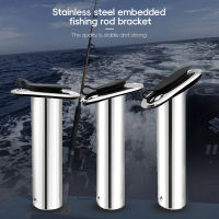 MotorPark 15/30/90 Degree Stainless Steel Fishing Pole Stand Flush Mount Fishing Rod Holder Accessories For Boat Marine