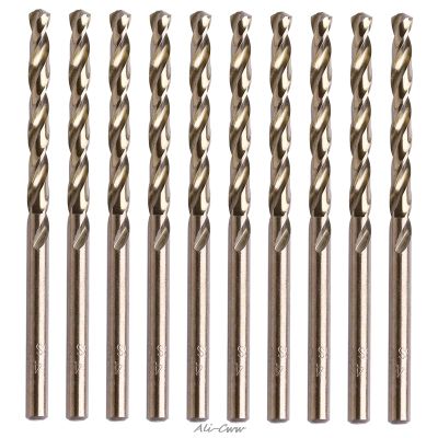 HH-DDPJ10pcs 1-5mm M35 Round Shank Hss-co Cobalt Twist Drill Spiral Drill Bit