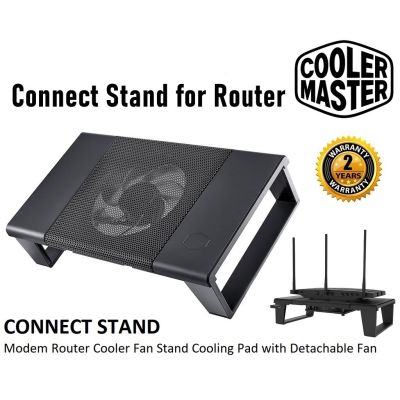 พัดลมระบายความร้อน เราเตอร์ Cooler Master Connect Stand (Router cooler) (MNX-SSRK-12NFK-R1)