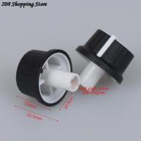 2PCS 25*25.5MM Rubber Half Shaft Knob Potentiometer Rotary Encoder Volume Switch New！