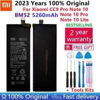 Original New High Quality BM52 5260mAh For Xiaomi Mi Note 10 Lite / Mi Note 10 Pro / CC9pro CC9 Pro Battery +Free Tools Electrical Connectors