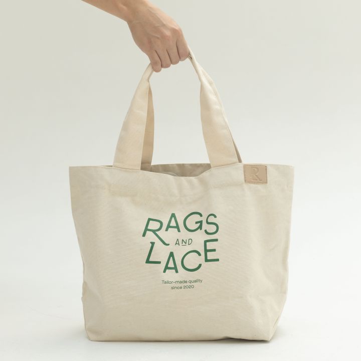 rags-and-lace-กระเป๋าผ้าแคนวาส-tote-bag-สี-beige